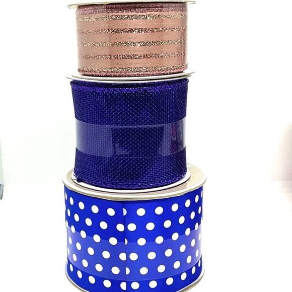 Arts & Craft -Mixed Bundle of Ribbons (10 Lot Mixed Prints) - Picture 2 of 5